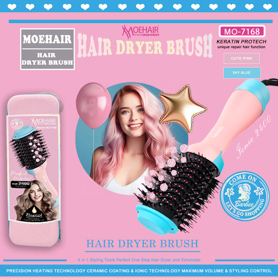 فرشاة موهير الأصلية الجديدة مع البوكس