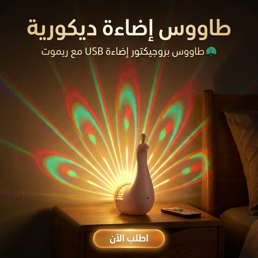 طاووس إضاءة ديكورية