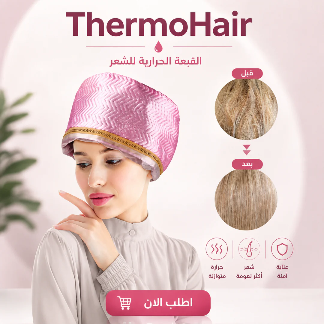 القبعة الحرارية للشعر ThermoHair – ترطيب أعمق وسبا احترافي بالمنزل