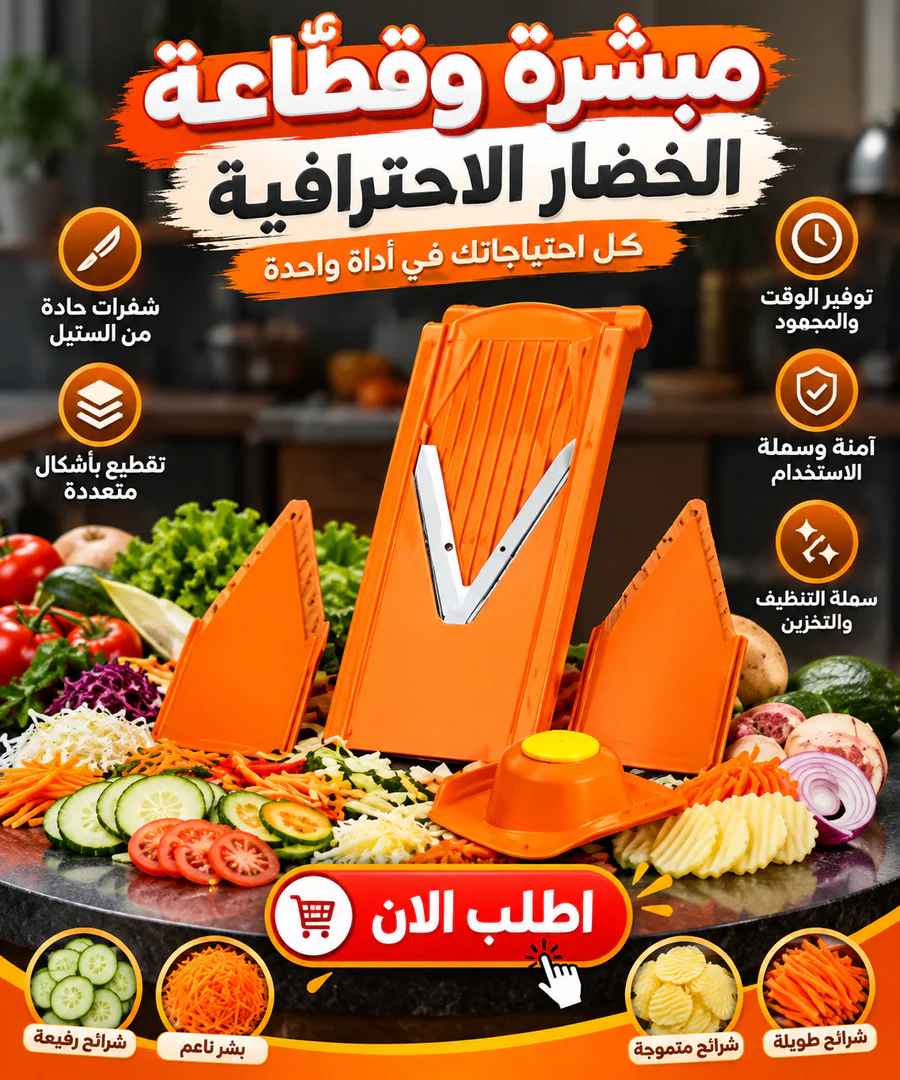 مبشرة وقطّاعة الخضار الاحترافية ✅